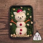 Cute Gelatoni Snowman Bento Box