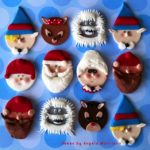 Fabulous Rudolph The Red-Nosed Reindeer  Cupcake Toppers