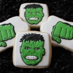 Four Fantastic Hulk Cookies