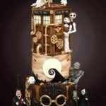 Doctor Who Meets Nightmare Before Christmas Cake