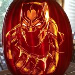 Superb Black Panther Pumpkin Carving
