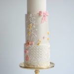 Splendid Black and Silver Barbie Designer Wedding Cake