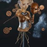 Splendid Steampunk Cybertronic Doll Cake