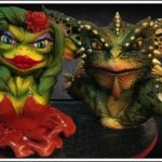 Amazing Boy and Girl Gremlins Cake