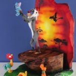 Fabulous Lion King Rafiki and Stitch Cake