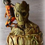 Terrific Rocket and Groot Cake