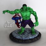 Terrific Hulk and Spider-Man Cake