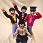 Fabulous Cartoony Yellow Submariners Beatles Cake Topper