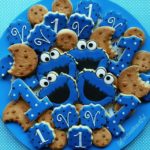 Splendid Cookie Monster 1st Birthday Cookies