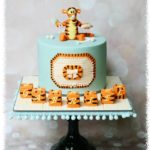 Adorable Tigger Baby Shower Cake