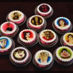 Marvelous Hand Painted Beauty and the Beast Cupcakes