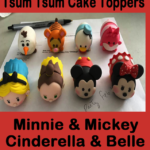 Superb Cinderella, Belle, Mickey and Minnie Mouse, Tiigger Tsum Tsum Cake Toppers