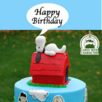 Splendid Snoopy Birthday Cake