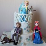 Marvelous Elsa, Anna, Olaf, and Prince Hans Cake