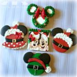 Festive Mickey and Minnie Christmas Cookies