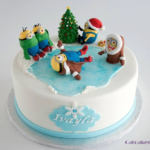 Fabulous Minion Christmas Cake
