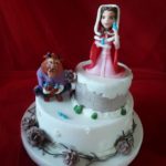 Marvelous Beauty and the Beast Christmas Cake