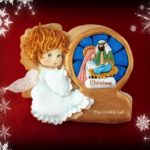 Adorable Angel and Nativity Cookie