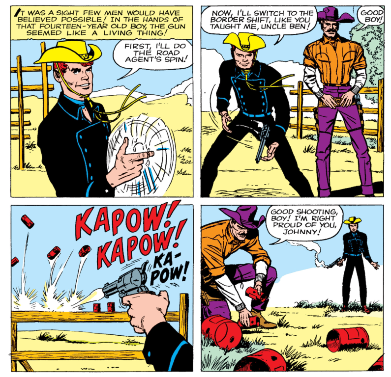 Uncle Ben Teaches The Rawhide Kid
