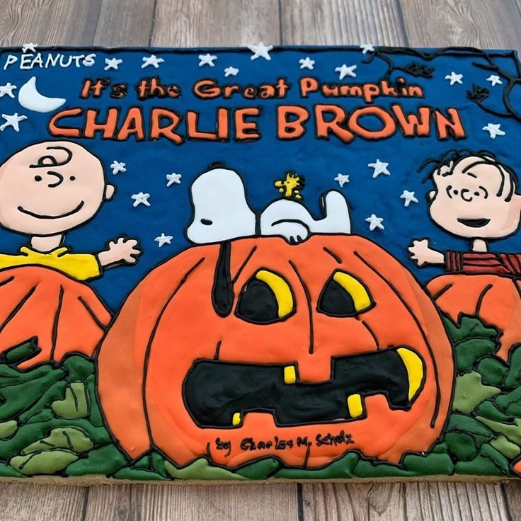 Charlie Brown Halloween Cookie