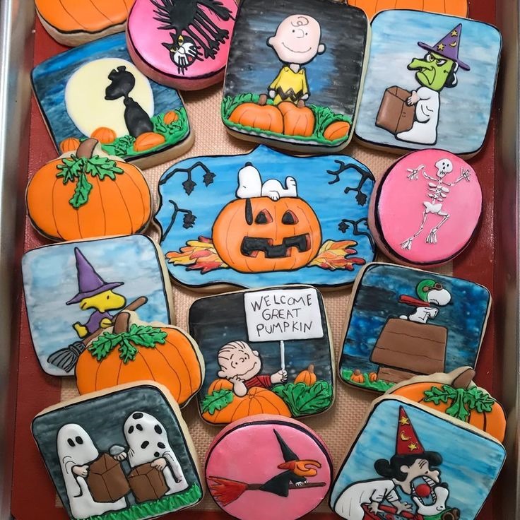 Charlie Brown Halloween Cookies