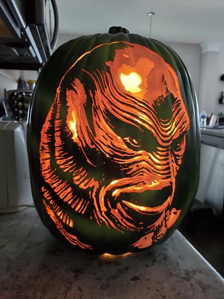 Creature From The Black Lagoon Pumpkin