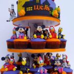 Marvelous Mickey & Minnie Mouse Halloween Cupcake Tower
