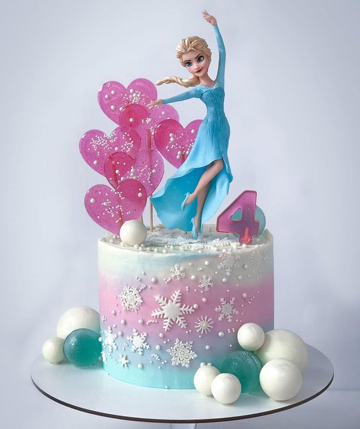 Frozen Birthday Cake