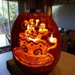 Cute Mickey & Minnie Mouse Pumpkin