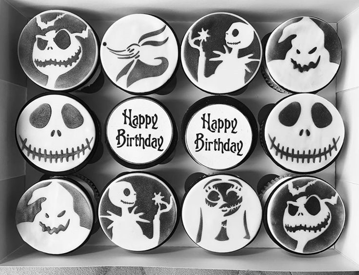 Nightmare Before Christmas Cupcakes