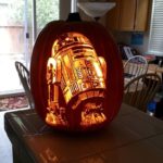 Stunning R2-D2 Pumpkin