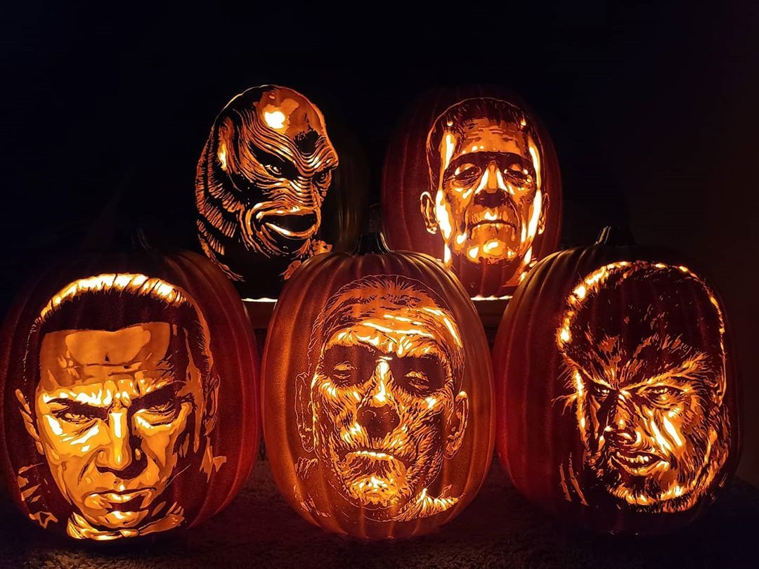 Universal Monsters Pumpkins