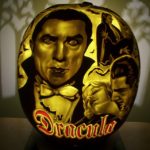 Awesome Count Dracula Carved Pumpkin