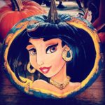 Marvelous Jasmine Painted Pumpkin
