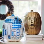 Marvelous R2-D2 and C-3PO Painted Pumpkins