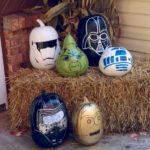 Marvelous Star Wars Painted Pumpkins