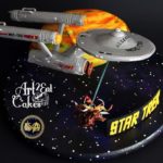 Fabulous Star Trek USS Voyager Cake
