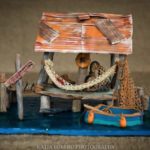Marvelous Summer Fishing Hut Cake Topper