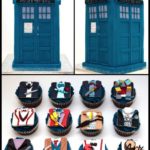 Awesome TARDIS Cake and Doctor Who Cupcakes