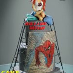 Sensational Mary Jane Watson and Spider-Man Cake