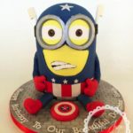 Fabulous Captain America Minion Cake