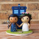 Doctor Who & Vampire Slayer Wedding Cake Topper