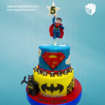 Splendid LEGO Batman v Superman Birthday Cake