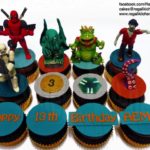 Terrific Deadpool , Cthulhu, and Stormtrooper Cupcakes