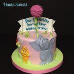 Adorable Dr. Seuss Baby Shower Cake