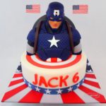 Cool Captain America Birthday Cake