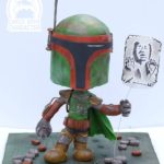 Cute Chibi Boba Fett Cake