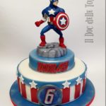 Terrific Captain America 6th Birthday Cake