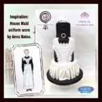 Splendid Downton Abbey Cake Inspired By House Maid Uniform