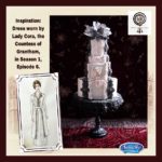 Terrific Downton Abbey Cake Inspired By Lady Cora’s Dress